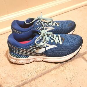 Brooks Women's Adrenaline 19 Turquoise Blue Athletic Sneakers Size 9